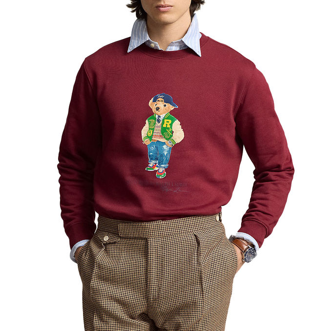 TURTLENECK POLO BEAR FLEECE Men Red Carpet Vrsy Bear