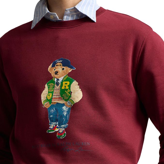 TURTLENECK POLO BEAR FLEECE Men Red Carpet Vrsy Bear