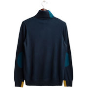 TURTLENECK SWEATER WITH ELBOW PATCHES TURTLENECK SWEATER WITH ELBOW PATCHES