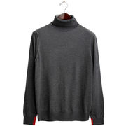 TURTLENECK SWEATER WITH ELBOW PATCHES TURTLENECK SWEATER WITH ELBOW PATCHES