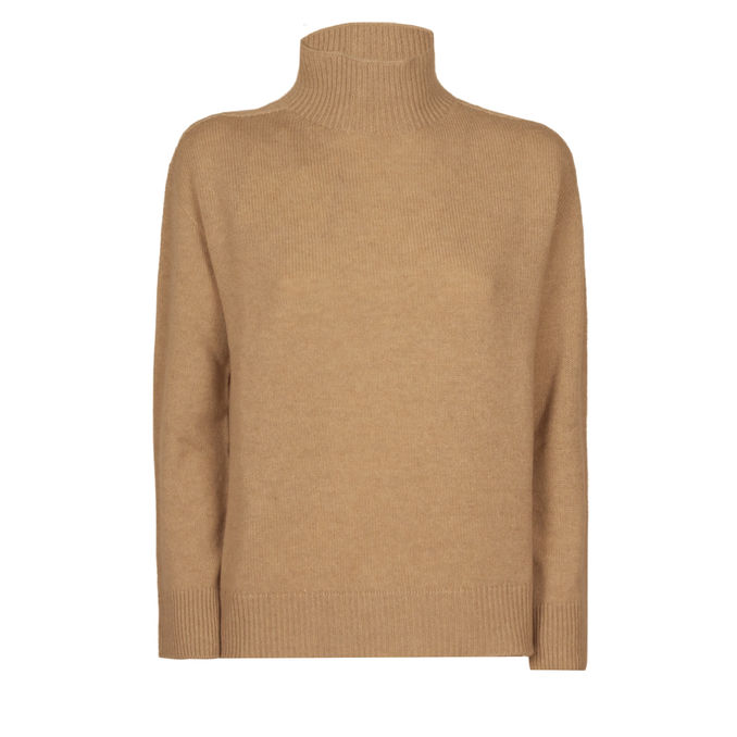 TURTLENECK TAHITI CASHMERE Woman Camel