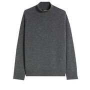TURTLENECK TAHITI CASHMERE Woman Grey Melange  TURTLENECK TAHITI CASHMERE Woman Grey Melange
