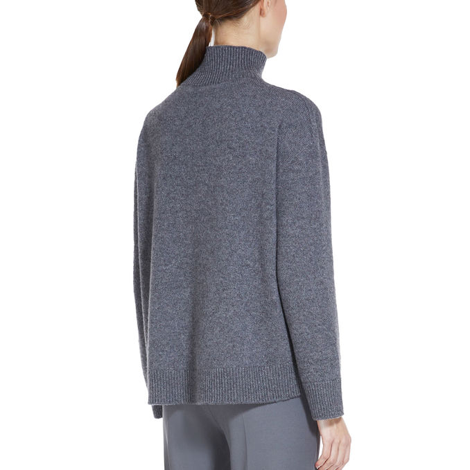 TURTLENECK TAHITI CASHMERE Woman Grey Melange 