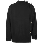 TURTLENECK WITH BRAIDED SHOULDER TURTLENECK WITH BRAIDED SHOULDER