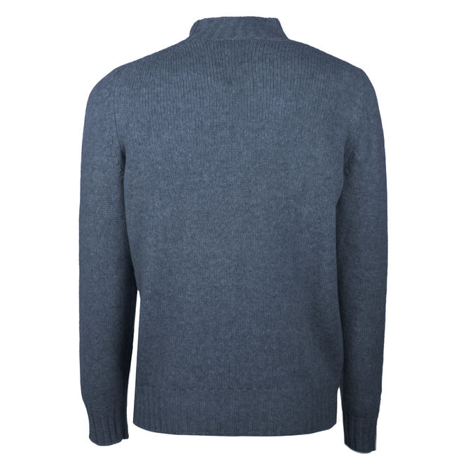 TURTLENECK WOOL BLEND Man Blue