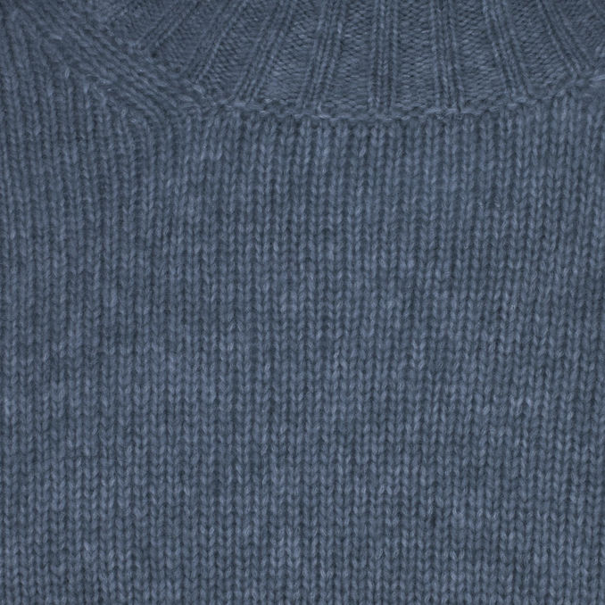 TURTLENECK WOOL BLEND Man Blue