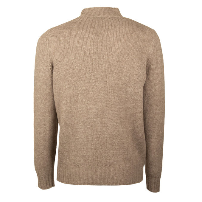 TURTLENECK WOOL BLEND Man Taupe