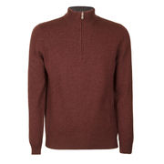 TURTLENECK ZIP WOOL BLEND Man Bordeaux TURTLENECK ZIP WOOL BLEND Man Bordeaux