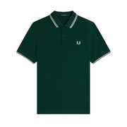 TWIN TIPPED POLO SHIRT WITH DOUBLE CONTRAST TRIM Man Green White TWIN TIPPED POLO SHIRT WITH DOUBLE CONTRAST TRIM Man Green White