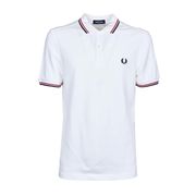 TWIN TIPPED POLO SHIRT WITH DOUBLE CONTRAST TRIM Man White Red Navy TWIN TIPPED POLO SHIRT WITH DOUBLE CONTRAST TRIM Man White Red Navy