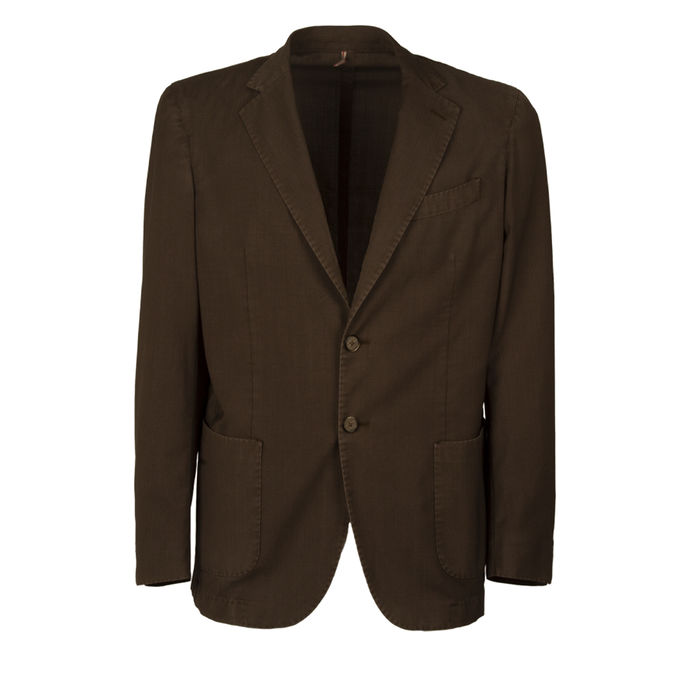 TWO BUTTONS SUIT COOL WOOL Man Dove