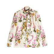 UCRAINA GARDEN PRINT SILK SHIRT Woman Garden UCRAINA GARDEN PRINT SILK SHIRT Woman Garden