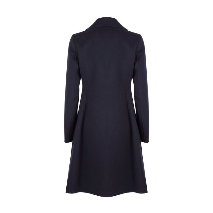 UGGIOSO COAT WITH WELT POCKETS Woman Blue