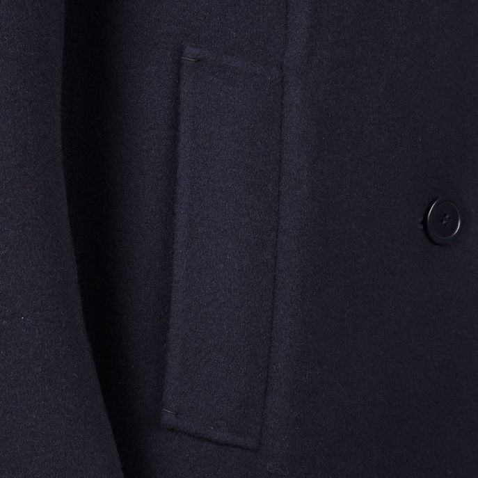 UGGIOSO COAT WITH WELT POCKETS Woman Blue