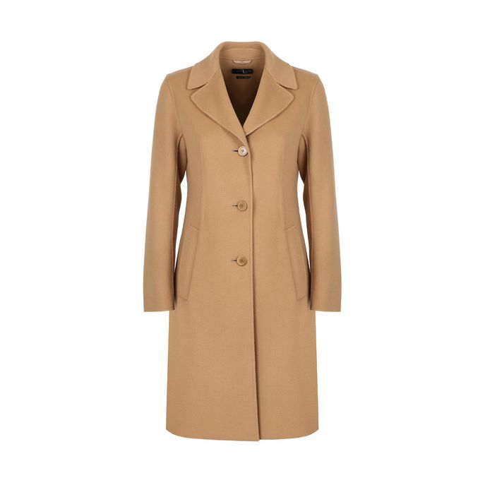 UGGIOSO COAT WITH WELT POCKETS Woman Camel