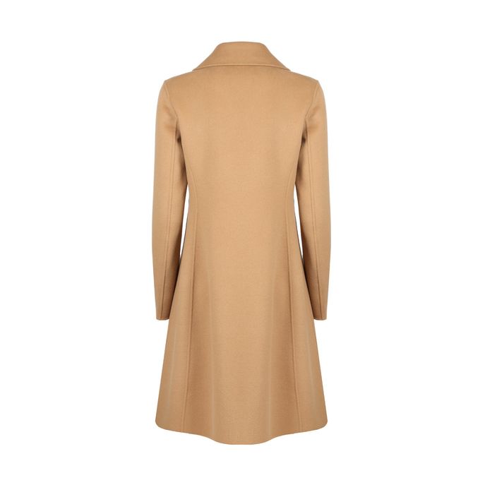 UGGIOSO COAT WITH WELT POCKETS Woman Camel