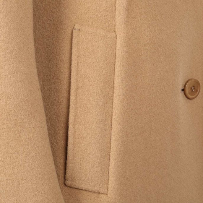 UGGIOSO COAT WITH WELT POCKETS Woman Camel