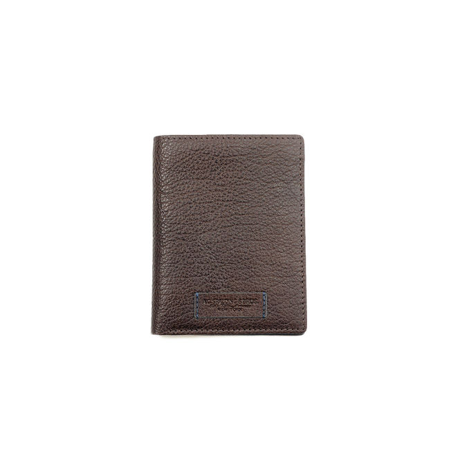 UNISEX VERTICAL WALLET 8CC BLACK