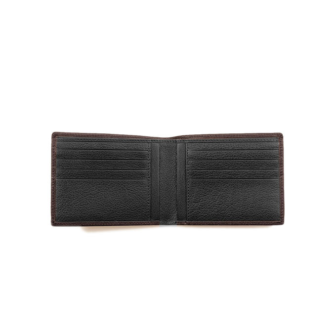 UNISEX WALLET 8CC DARK BROWN