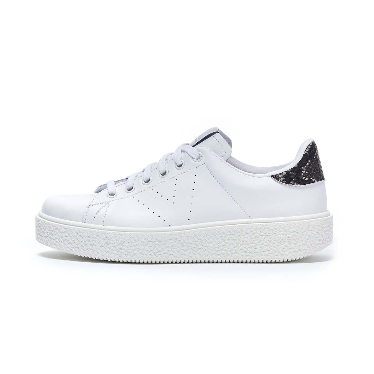 VICTORIA UTOPÍA SNEAKERS WITH LEATHER RELIEF Woman Gris | Mascheroni ...