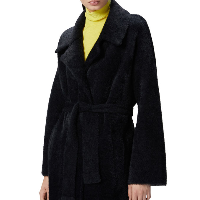 UVAGGIO COAT Women Black Limuosine