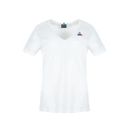 V NECK ESSENTIELS T-SHIRT Woman New optical white V NECK ESSENTIELS T-SHIRT Woman New optical white