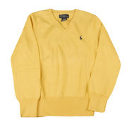 V NECK PULL Kid Fall Yellow  V NECK PULL Kid Fall Yellow