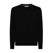 V-NECK PULLOVER Man Black V-NECK PULLOVER Man Black