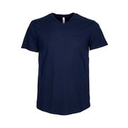 V-NECK T-SHIRT AND ROUNDED BOTTOM Man Navy Blue V-NECK T-SHIRT AND ROUNDED BOTTOM Man Navy Blue
