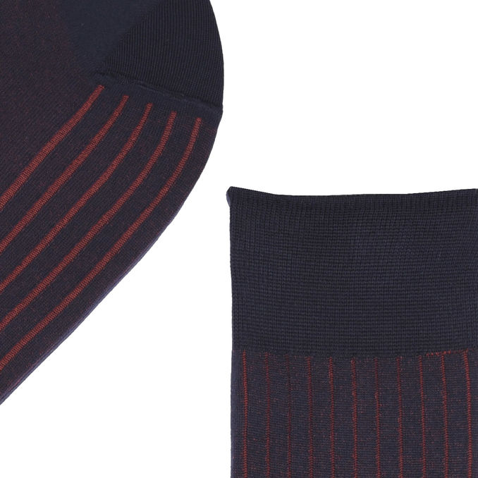 VANISE' LONG SOCKS CHOPSTICKS Man Jeans Red