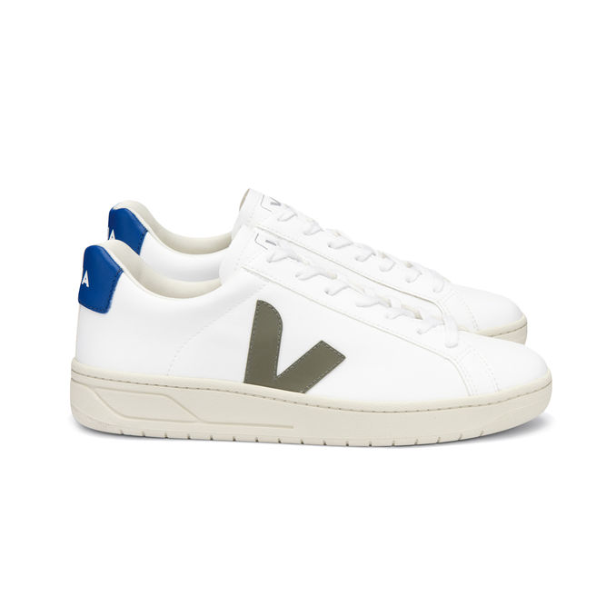 VEGAN URCA SNEAKERS Unisex White Kaki Indigo