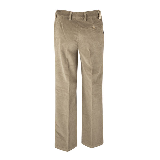 VELVET PANTS Woman Taupe