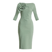 VERBENA DRESS Woman Pear VERBENA DRESS Woman Pear