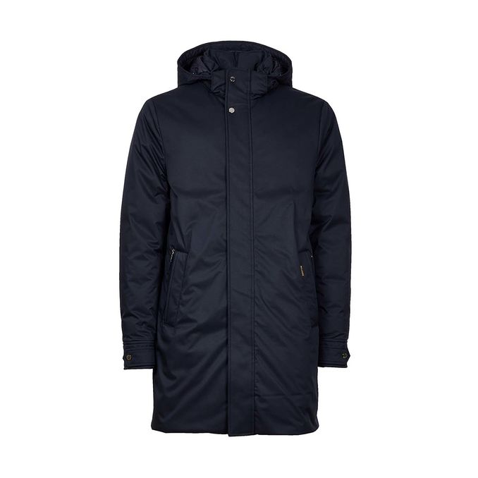 VERMONT PARKA WITH HOOD Man Blue