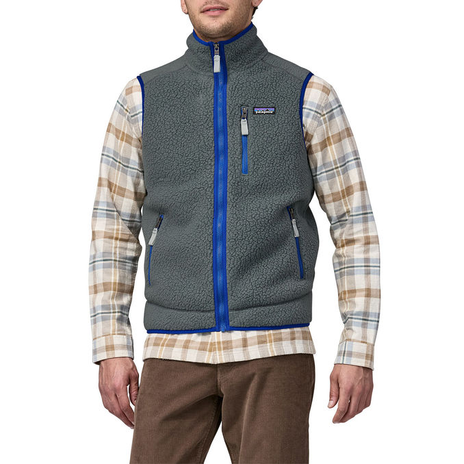 VEST RETRO FLEECE Man Noveau Green