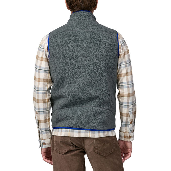 VEST RETRO FLEECE Man Noveau Green