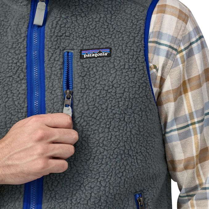 VEST RETRO FLEECE Man Noveau Green
