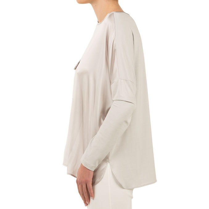 VISCOSE BLOUSE Woman Light Grey
