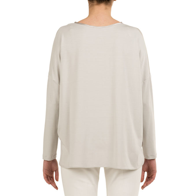 VISCOSE BLOUSE Woman Light Grey