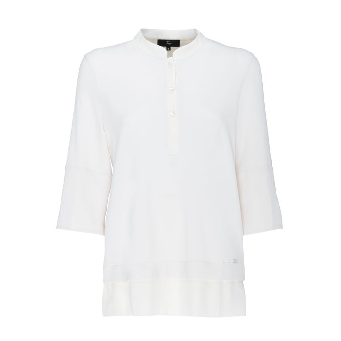 VISCOSE KOREAN POLO Woman White