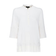 VISCOSE KOREAN POLO Woman White VISCOSE KOREAN POLO Woman White