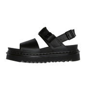 VOSS LEATHER SANDAL WITH STRAP Woman Black VOSS LEATHER SANDAL WITH STRAP Woman Black