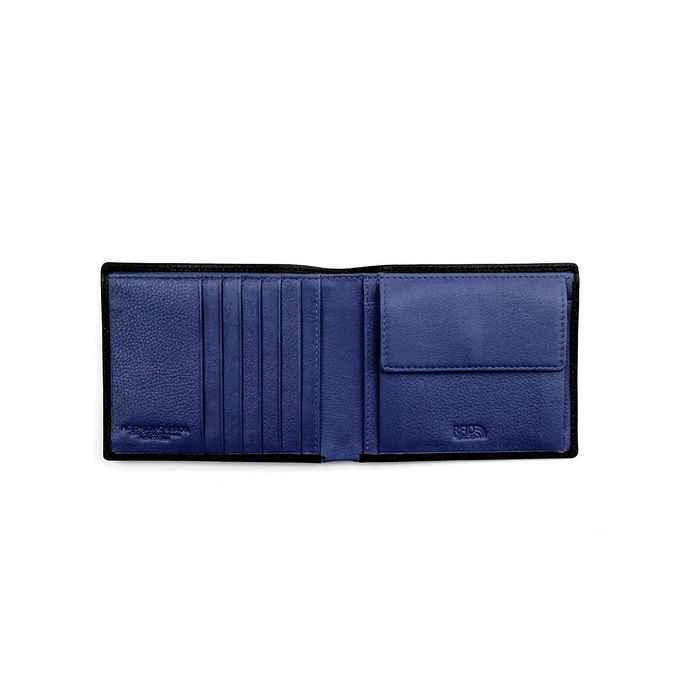 WALLET 6CC MANHATTAN Unisex Black Blue