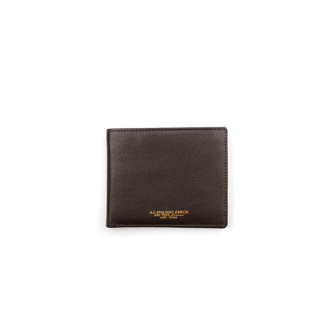 WALLET FLAP 7CC Unisex Brown Yellow
