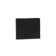 WALLET HAMMERED LEATHER Man Black WALLET HAMMERED LEATHER Man Black