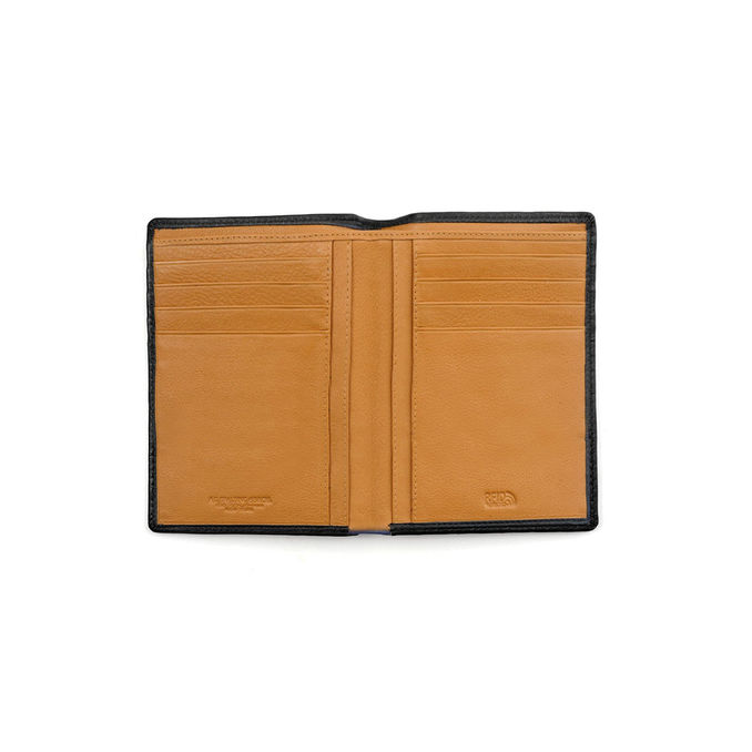 WALLET VERTICAL 8CC MANHATTAN Man Brown Yellow