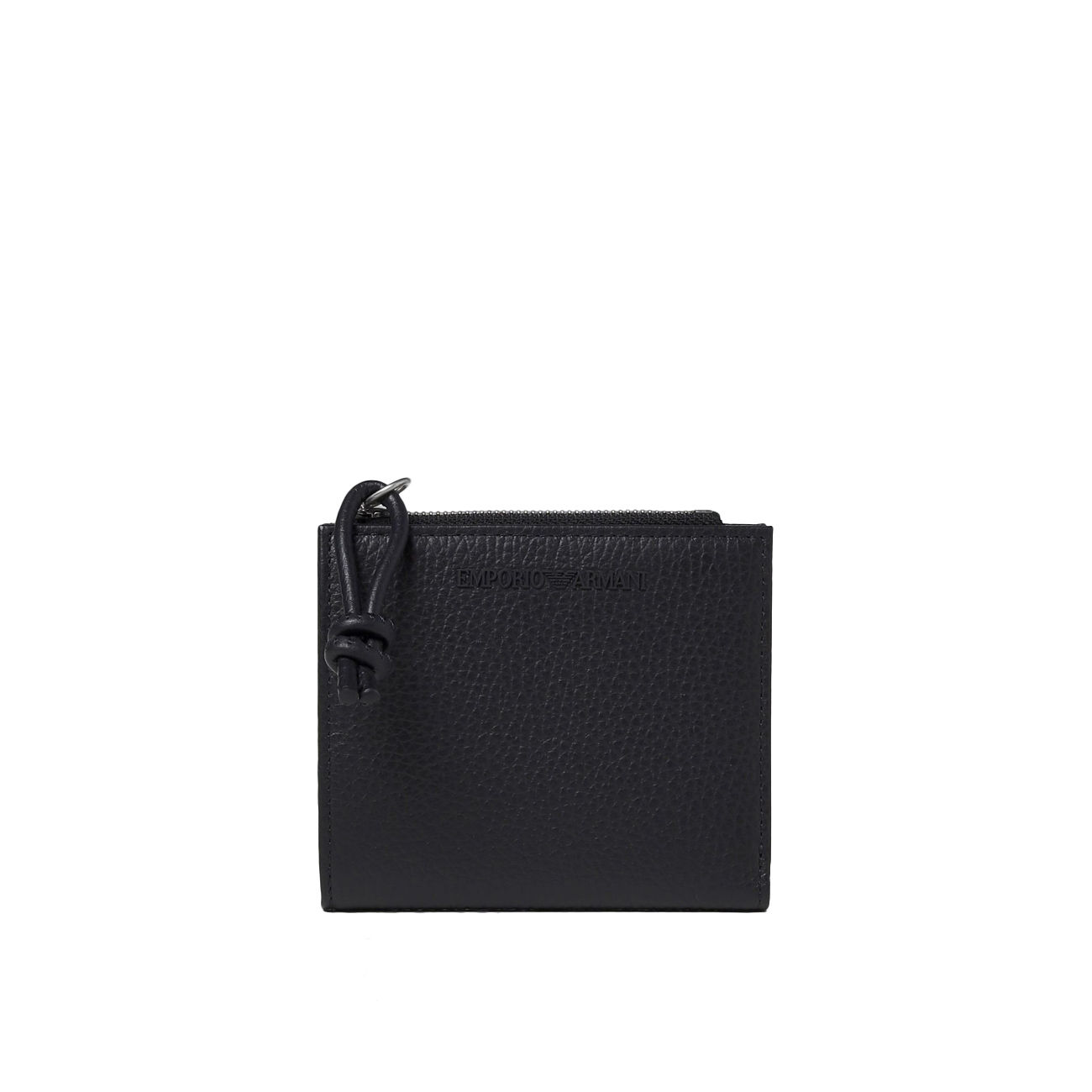 Buy Emporio Armani Men Black Textured BI-Fold Wallet with Coin Pocket  Online - 913985 | The Collective