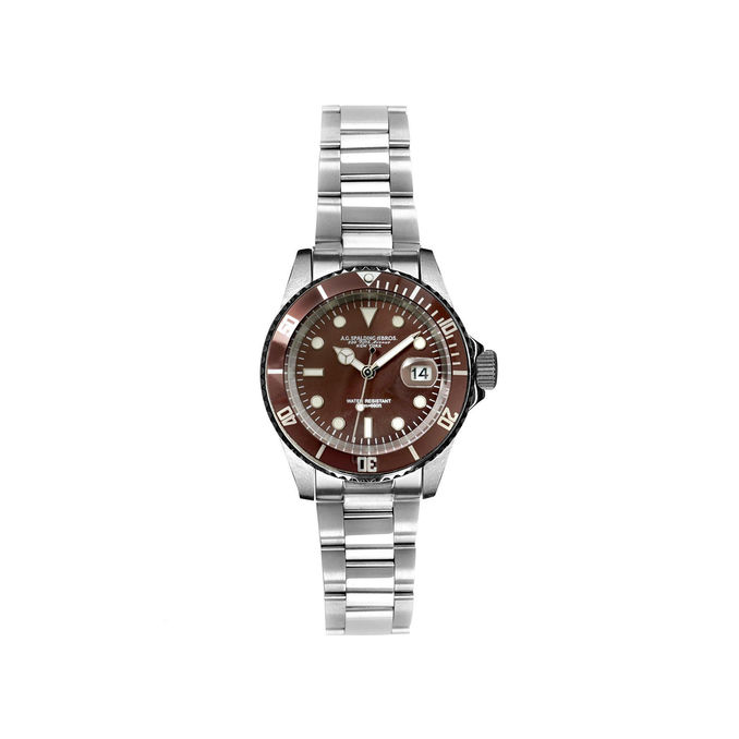 WATCH NEW DIVER Unisex Brown