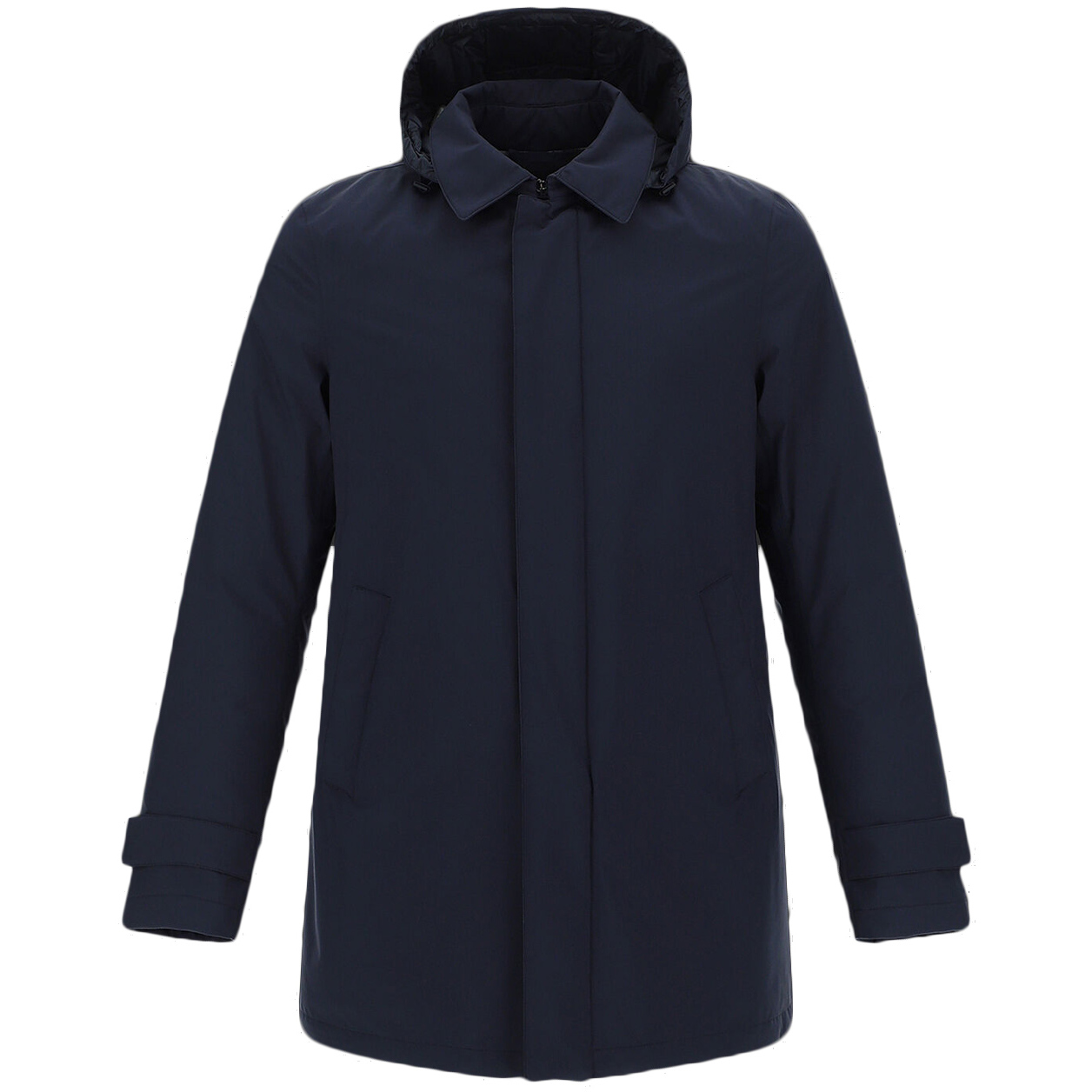 HERNO WATERPROOF COAT LAMINAR GORE-TEX Man Blue | Mascheroni Store