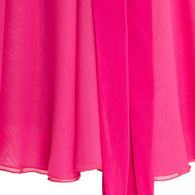 WEST COAST DRESS WITH SHOULDERS Woman Fuxia